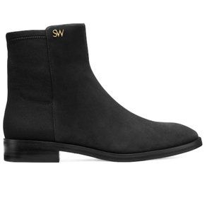 SOLD! Stuart Weitzman Kye Black Suede Booties NWT ✨HP✨